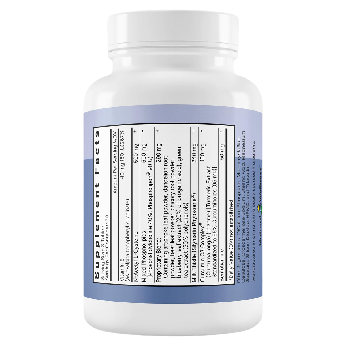 Natural Wellness Clinical Liver Support - 12 Ingredients - image 2