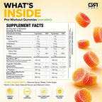 GR Fuel Non-Stim Pre Workout Gummies, Tropical Blast