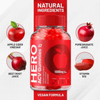 Indelo Hero ACV Gummies Apple Cider Vinegar 1000mg - 60 Gummies - image 5