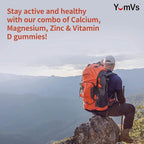 YUM-V'S Calcium Magnesium Zinc Gummies with D3 - 90 Count - image 4