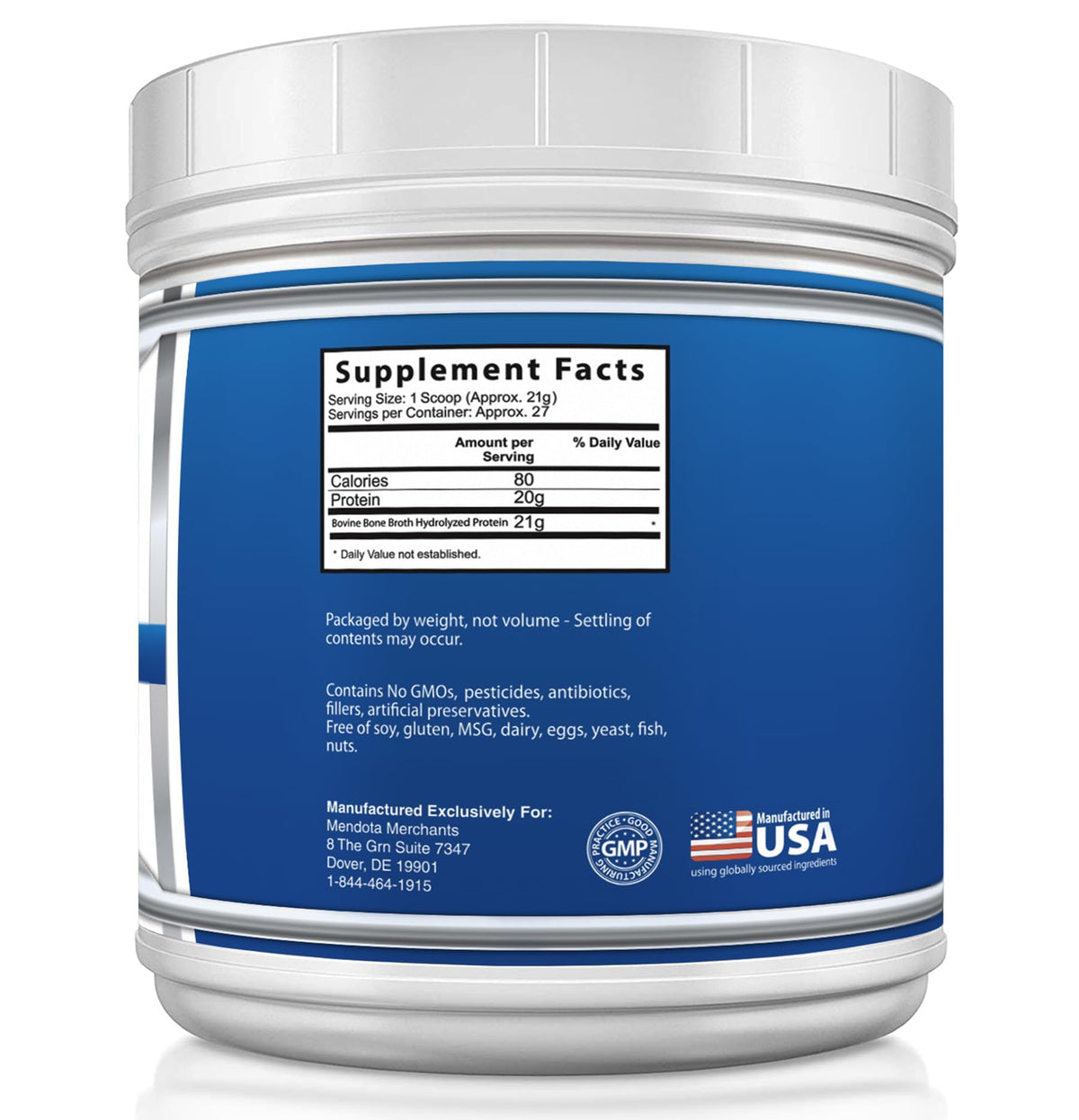 YounGlo Research Bone Broth Beef Protein Powder - 20 oz - image 6