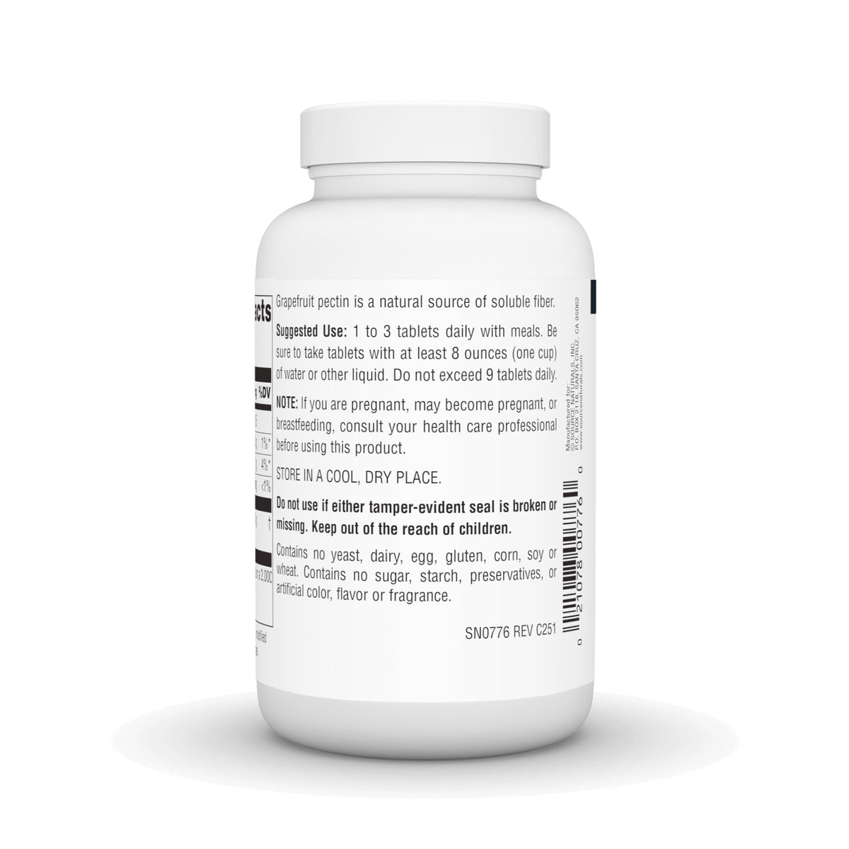 Source Naturals Grapefruit Pectin, 1000mg