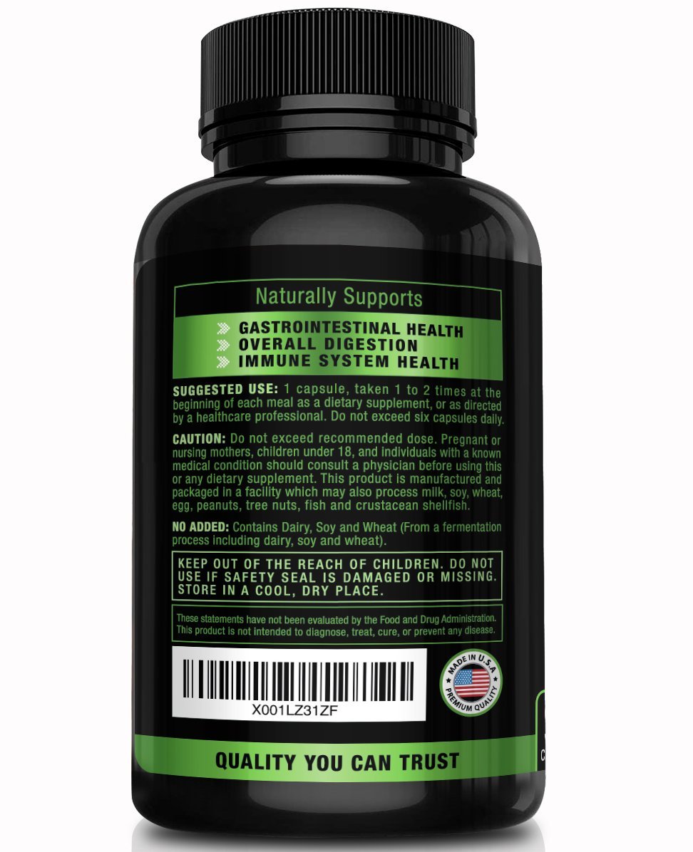 Revive Herbs Advanced Plant-Based Digestive Enzymes - 60 Capsules - image 3