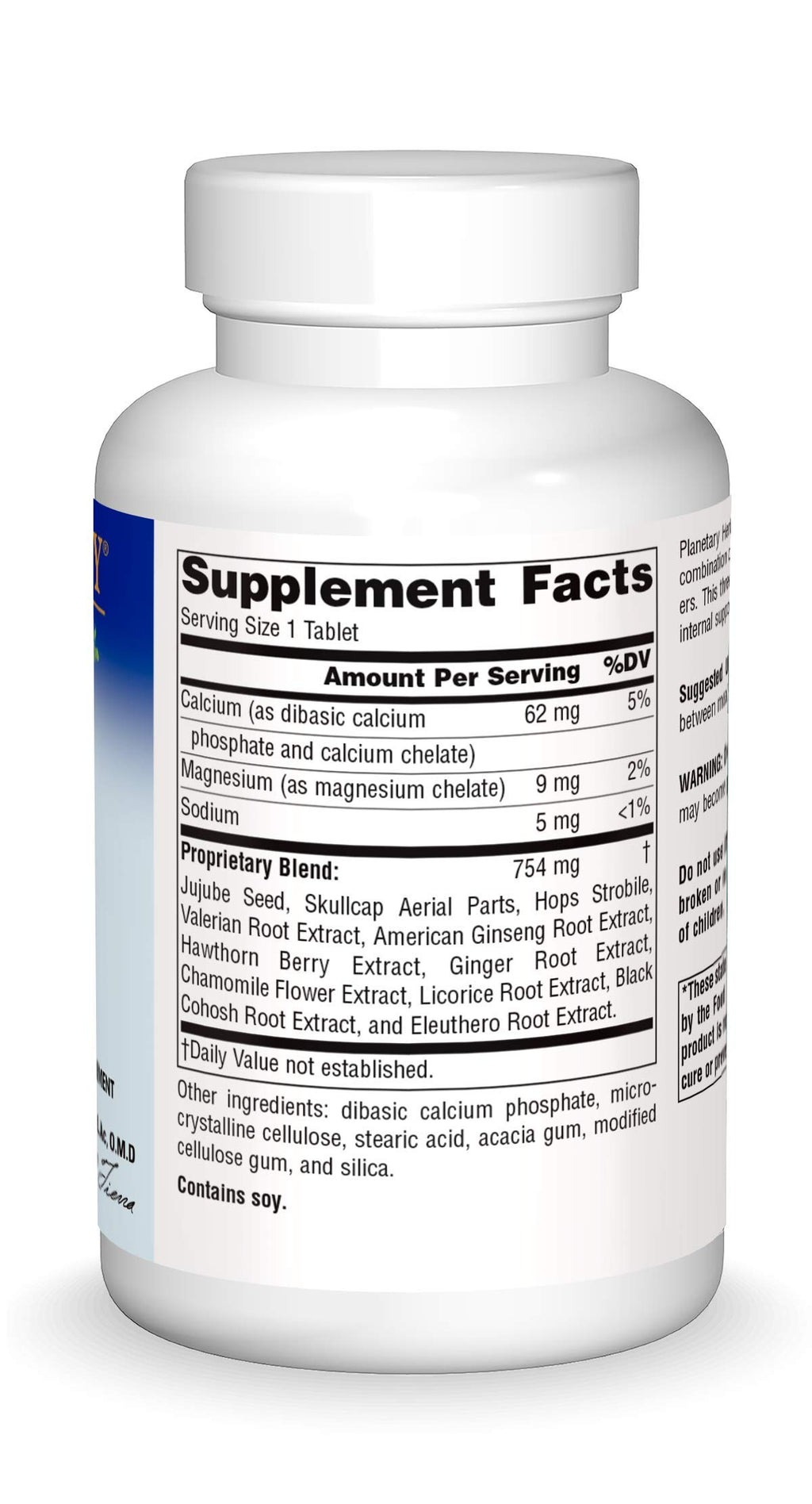 Planetary Herbals Stress Free Calm Formula - 60 Tablets - image 3