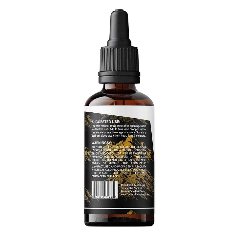 SMSHEALTHPRODUCTS.com Shilajit Pure Himalayan Drops - 2 Fl Oz - image 8