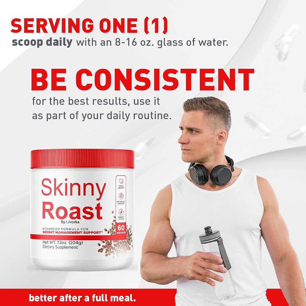 LIVORKA Skinny Roast Coffee Advanced Formula Powder - 60 Servings - image 4