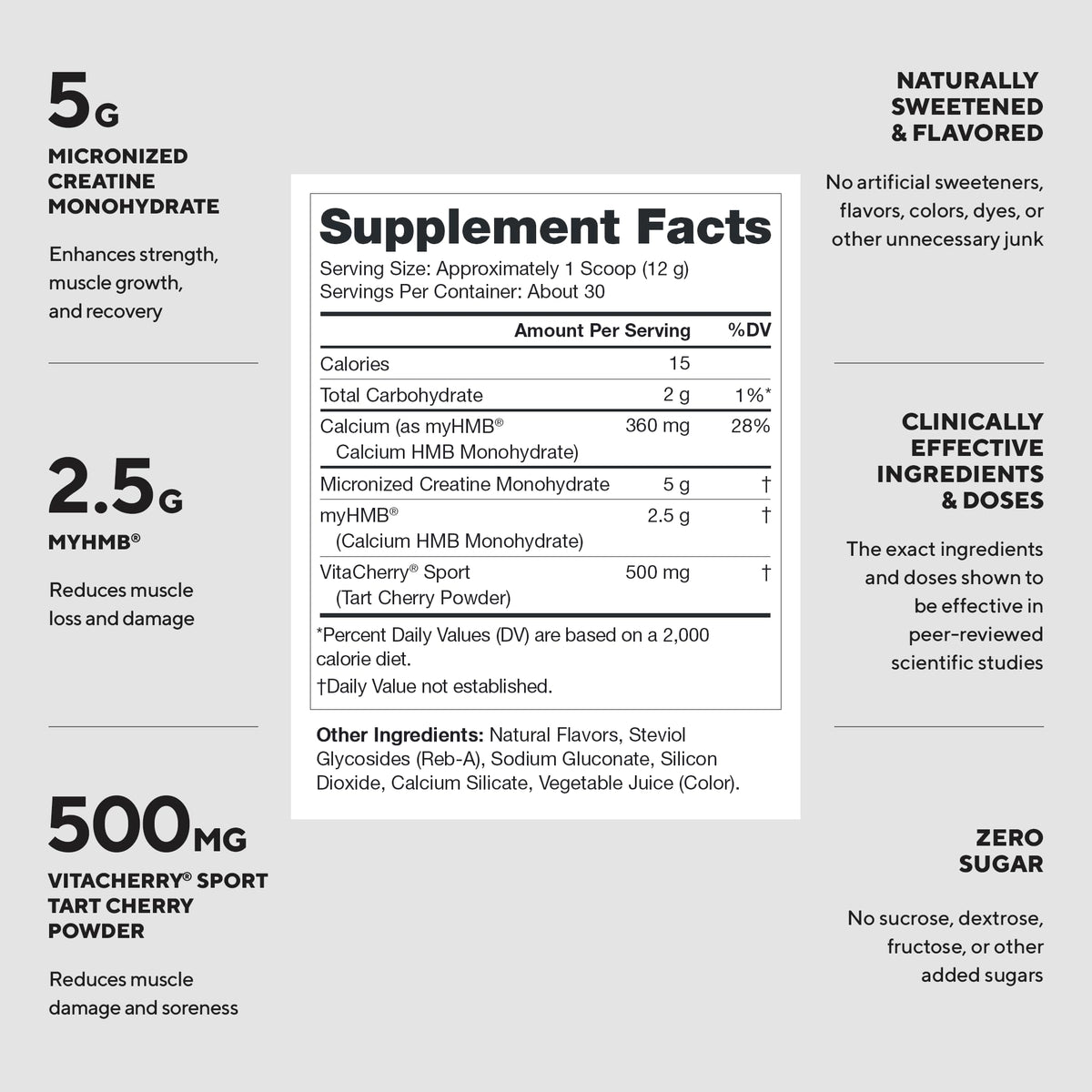 Legion Recharge Creatine Post Workout Recovery Powder - 30 Servings - image 2