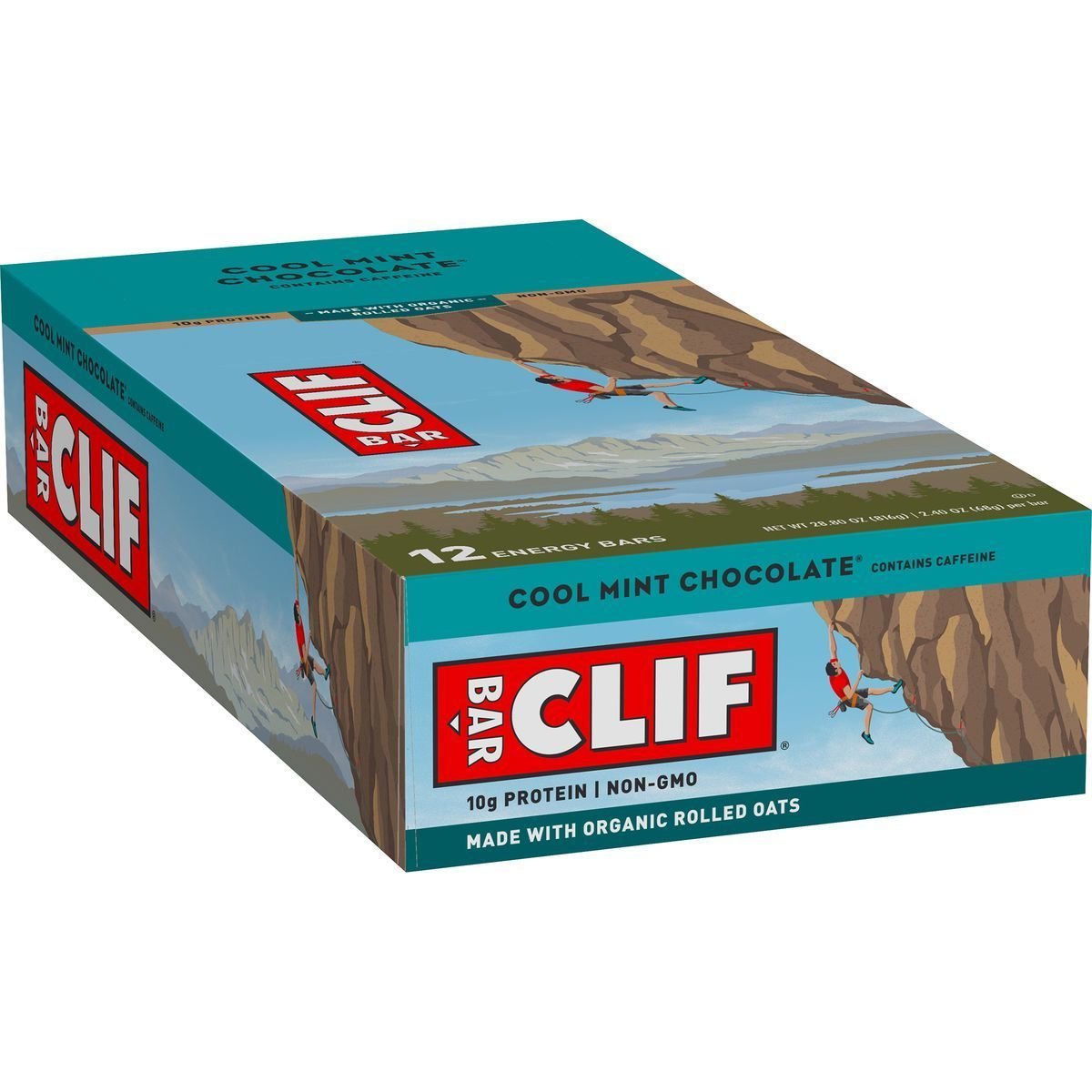 CLIF Bar Cool Mint Chocolate with Caffeine - 12 Pack - image 2