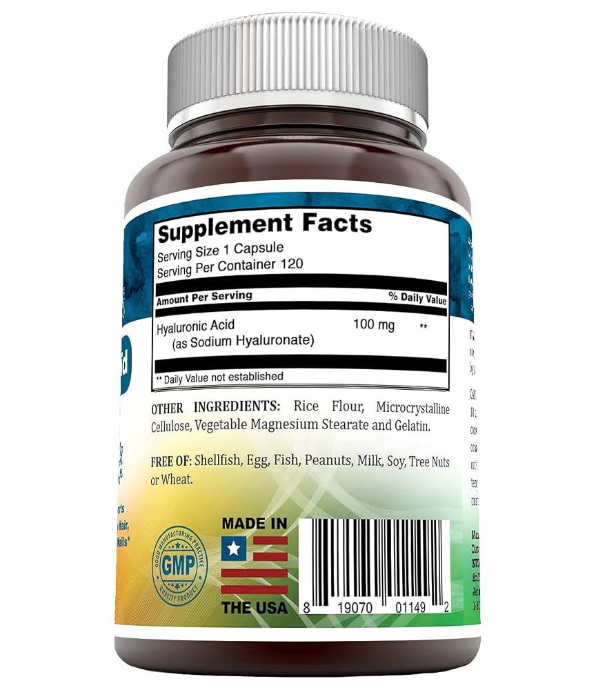 Nutri Essentials Hyaluronic Acid 100 mg - 120 Capsules - image 2