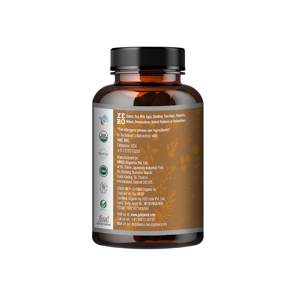 Just Jaivik Organic Triphala Tablets - 750 mg - 90 Tablets - image 2
