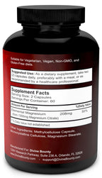 Divine Bounty Pure Magnesium Citrate Capsules - 120 Count - image 2
