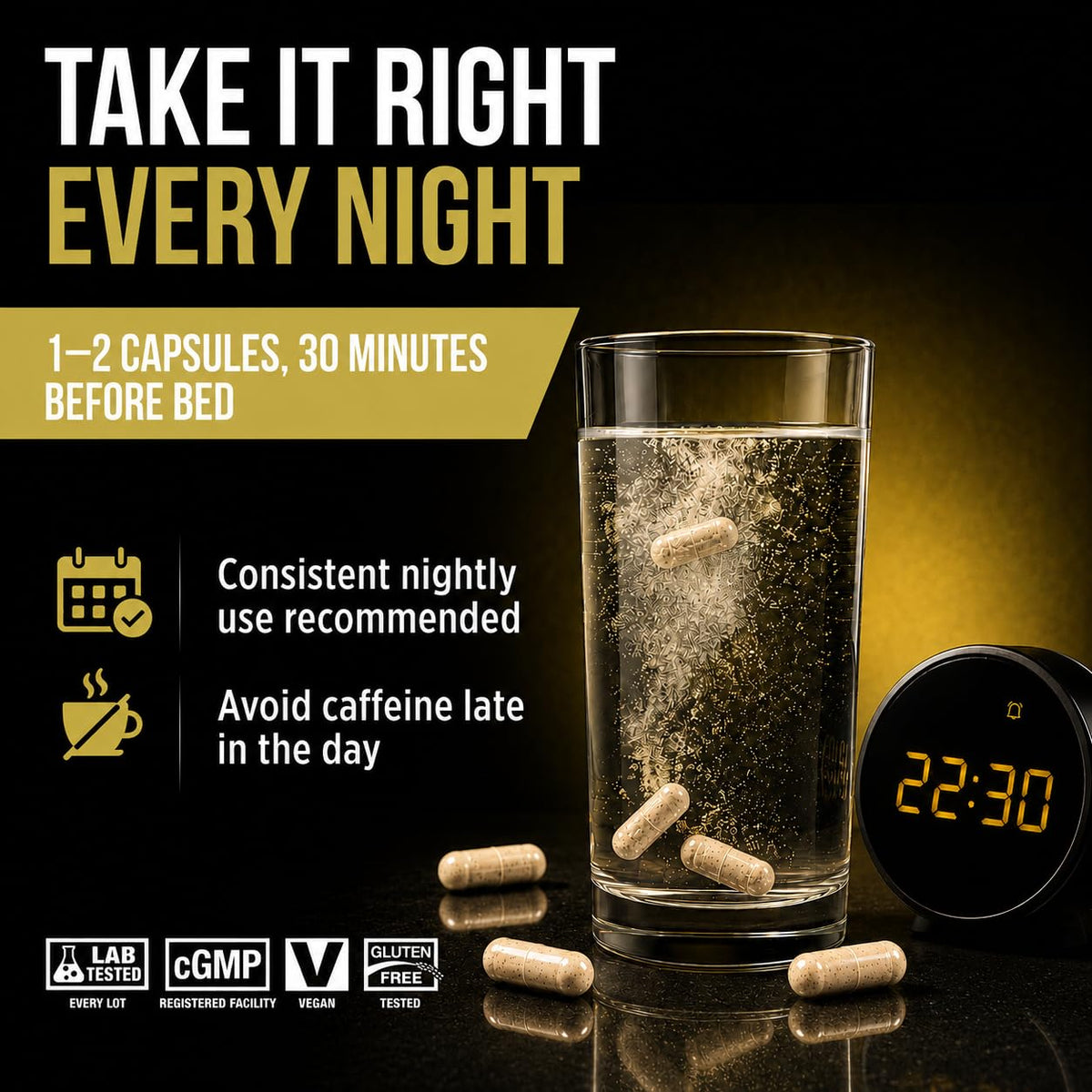 ALLMAX Lights Out Sleep Melatonin & Valerian Root - 60 Capsules - image 7