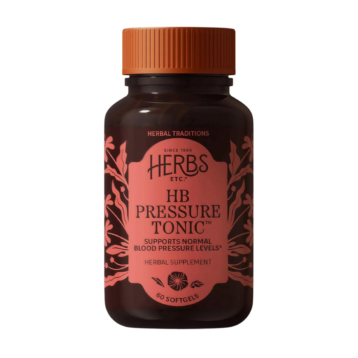 Herbs Etc. HB Pressure Tonic Heart Supplement - 60 Softgels