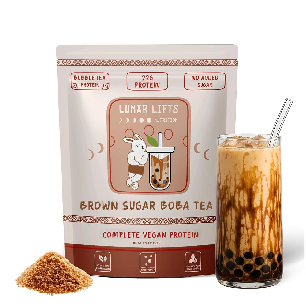Lunar Lifts Boba Tea Whey Protein Powder