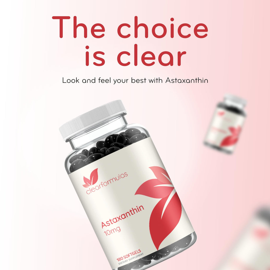 Clear Formulas Astaxanthin 10mg - 180 Softgels - image 7