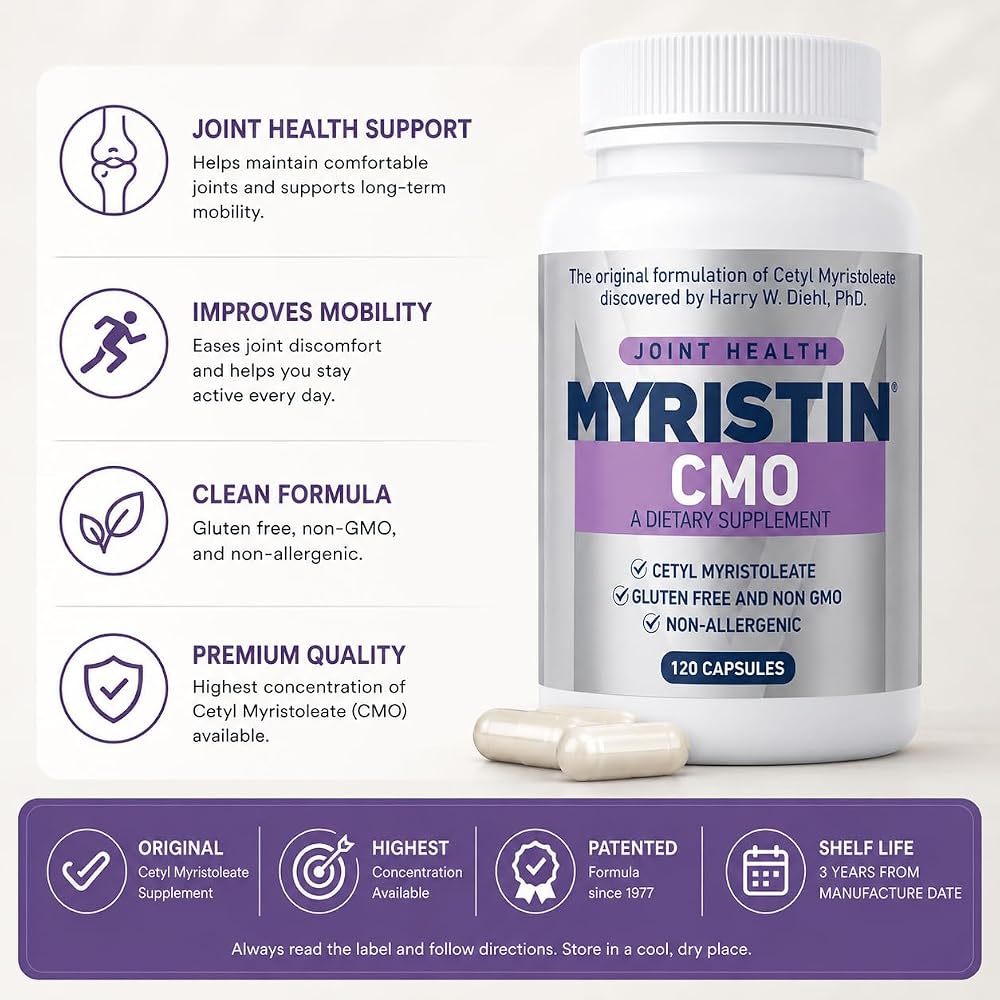 Myristin Cetyl Myristoleate (CMO) Capsules - 60 Capsules - image 2