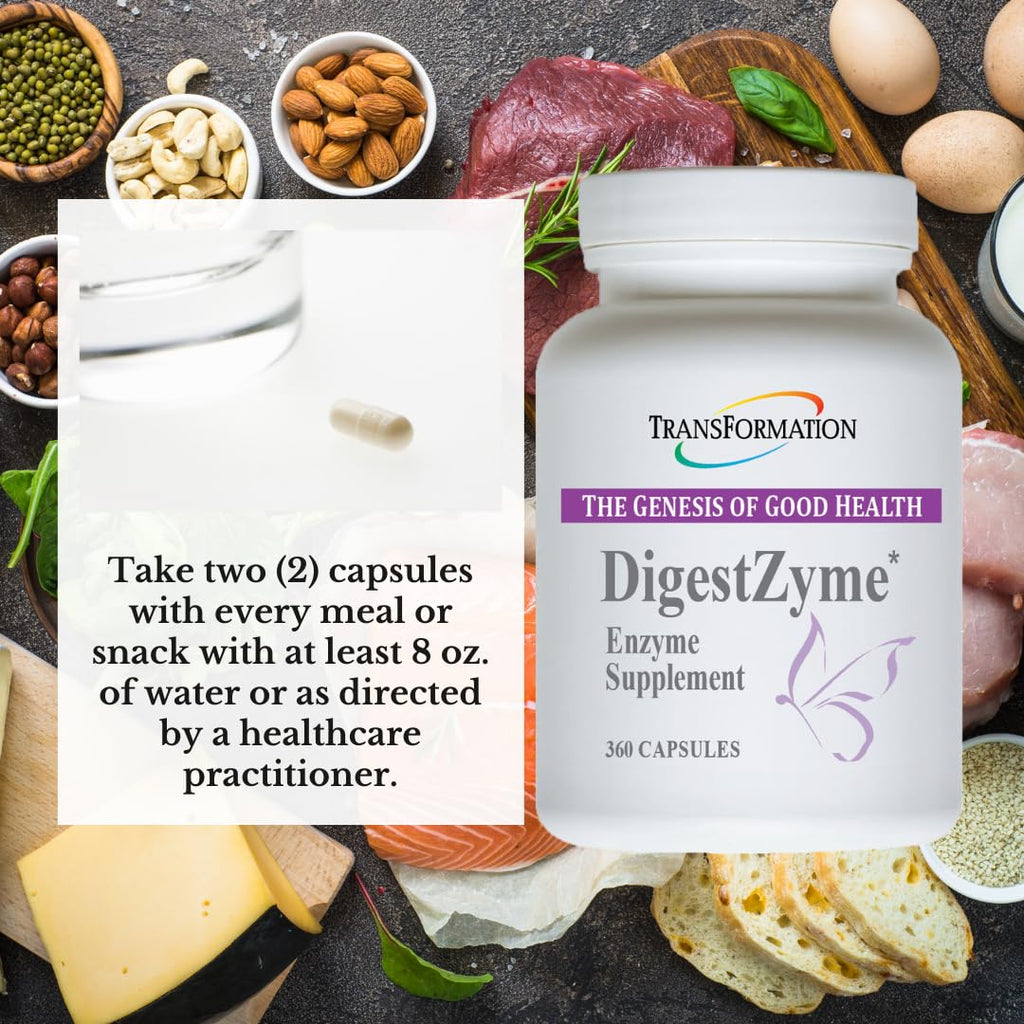 TRANSFORMATION DigestZyme Enzyme Supplement for Kids - 360 Capsules - image 3