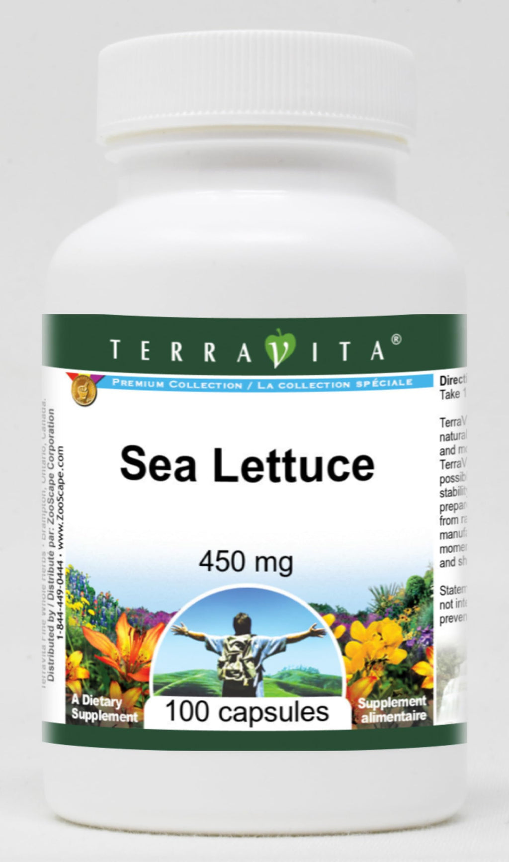 Terravita Sea Lettuce 450 mg - 300 Capsules (3 Pack)