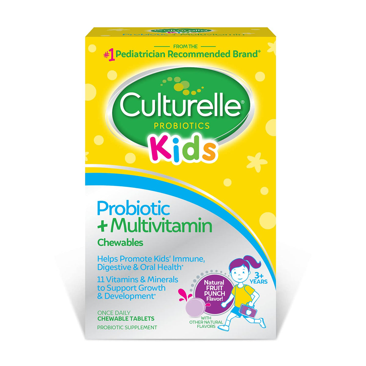 Culturelle Kids Probiotic + Complete Multivitamin Chewables - 30 Count