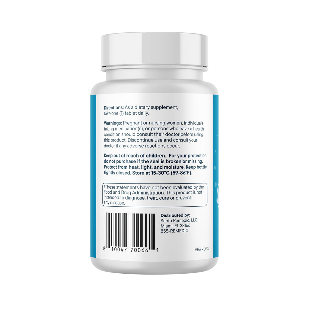 Santo Remedio Magnesium Citrate Muscle Relaxation Support - 90 Tablets - image 7