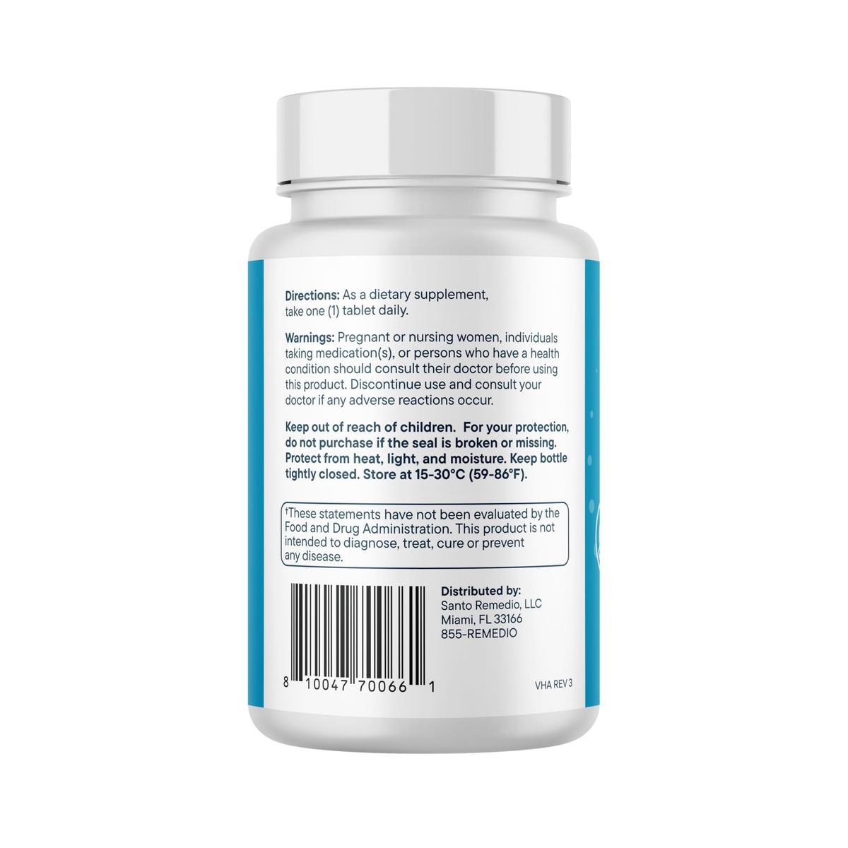 Santo Remedio Magnesium Citrate Muscle Relaxation Support - 90 Tablets - image 7