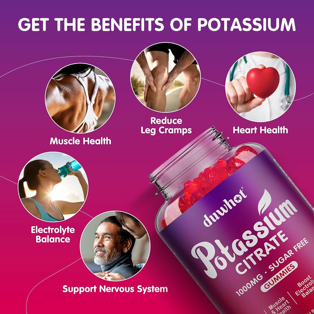 duwhot Potassium Citrate 1000mg Gummies