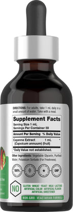 Horbäach Cayenne Pepper Liquid Extract - 2 fl oz - image 2