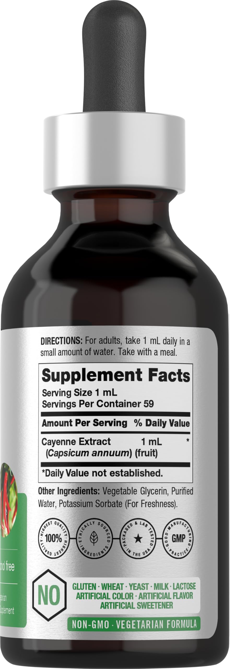 Horbäach Cayenne Pepper Liquid Extract - 2 fl oz - image 2