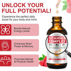 Daiasns Vitamin B Complex Liquid Drops Energy Support - 40 Servings - image 3