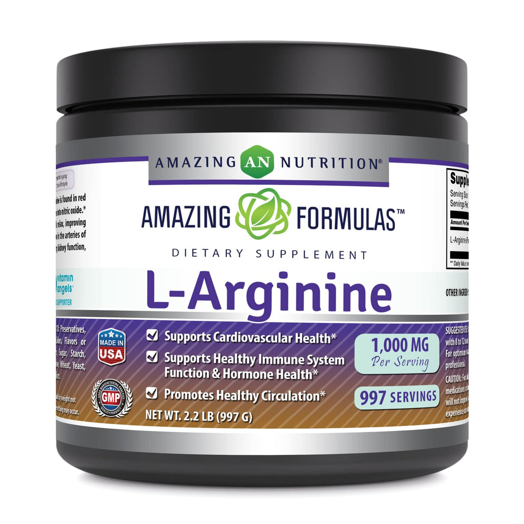 Amazing Nutrition L-Arginine Powder Supplement - 1 Pound