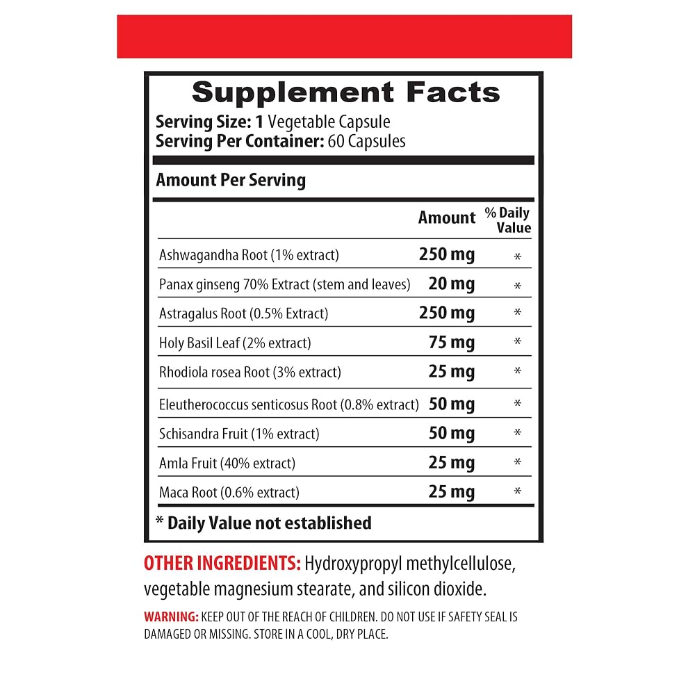 VIP Vitamins Adaptogen Complex for Hormonal Balance - 60 Capsules - image 5