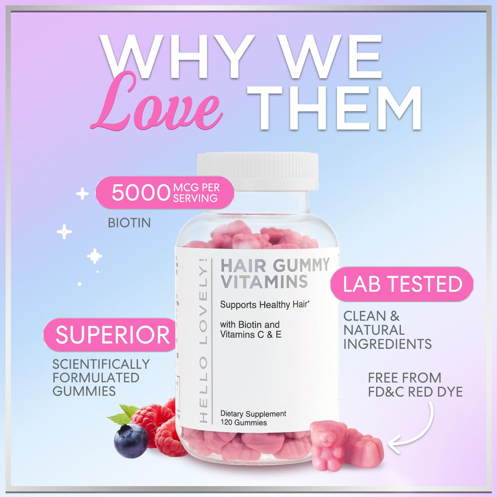 Hello Lovely! Hair Vitamin Gummy - Advanced Hair