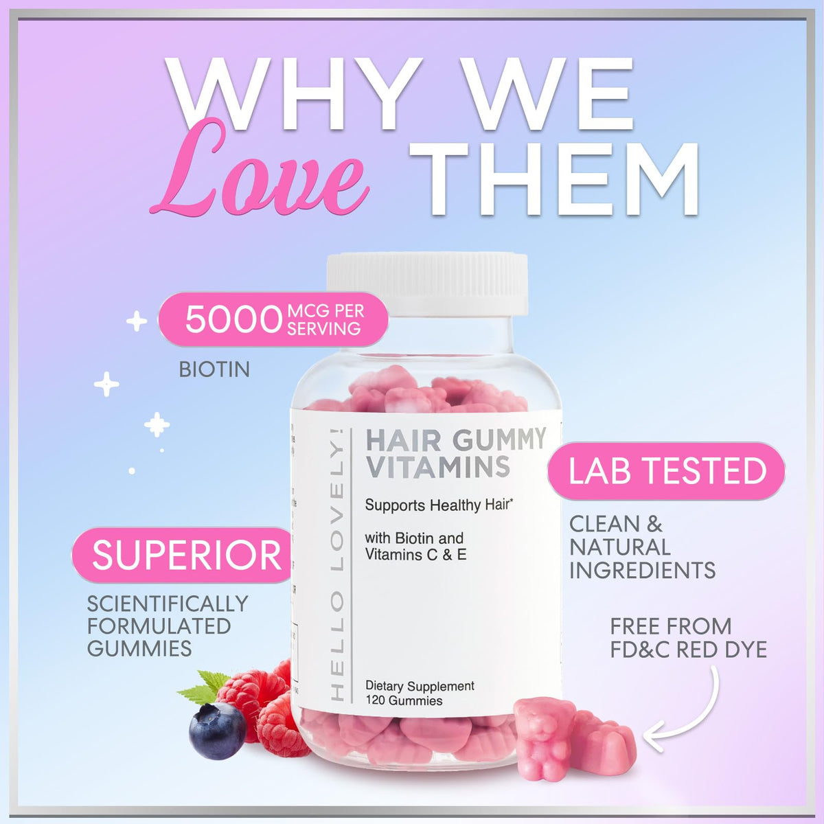 Hello Lovely! Hair Vitamin Gummy - Advanced Hair