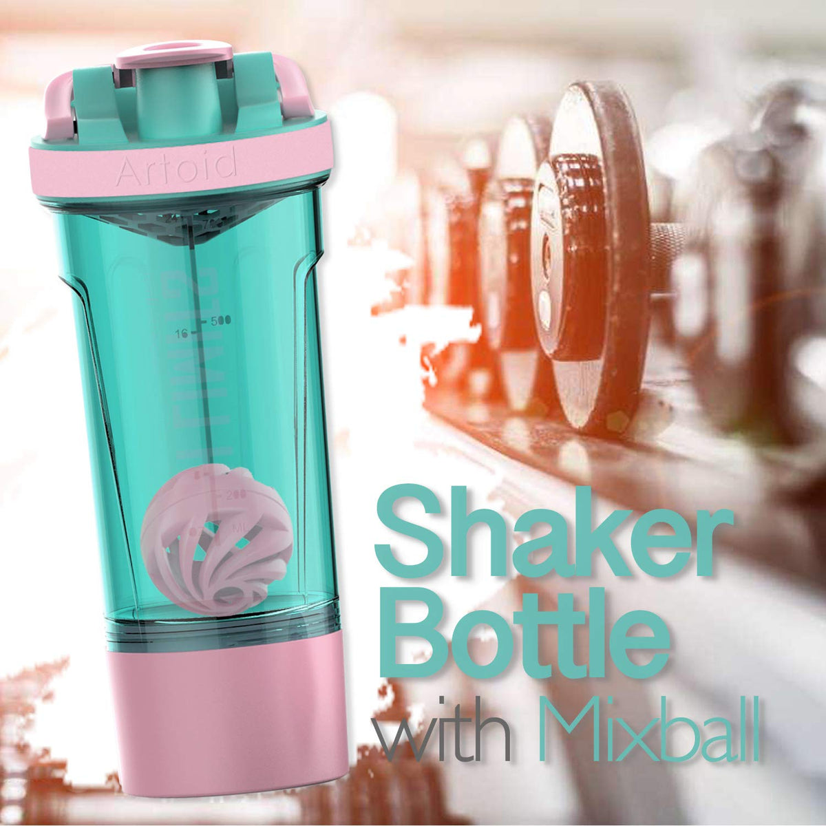 Artoid Mode Inspirational Fitness Workout Sports Protein Shaker