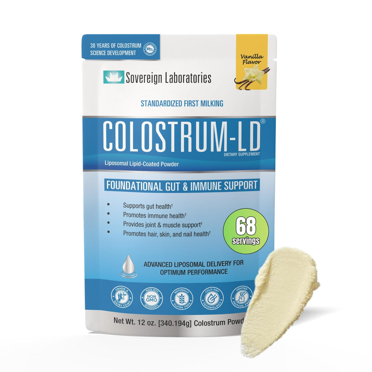 Colostrum-LD Liposomal Delivery Colostrum Powder - 68 Servings