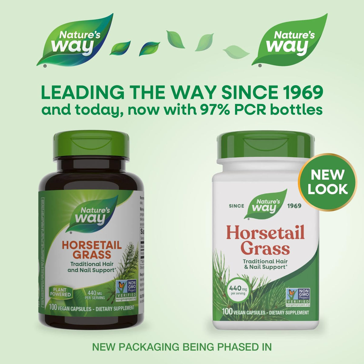 Nature's Way Horsetail Grass 440mg - 100 Capsules - image 2