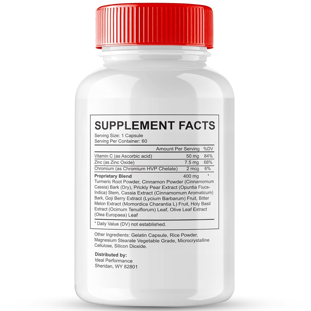 IDEAL PERFORMANCE Gluco Renu Glyco Support Capsules - 180 Count - image 2