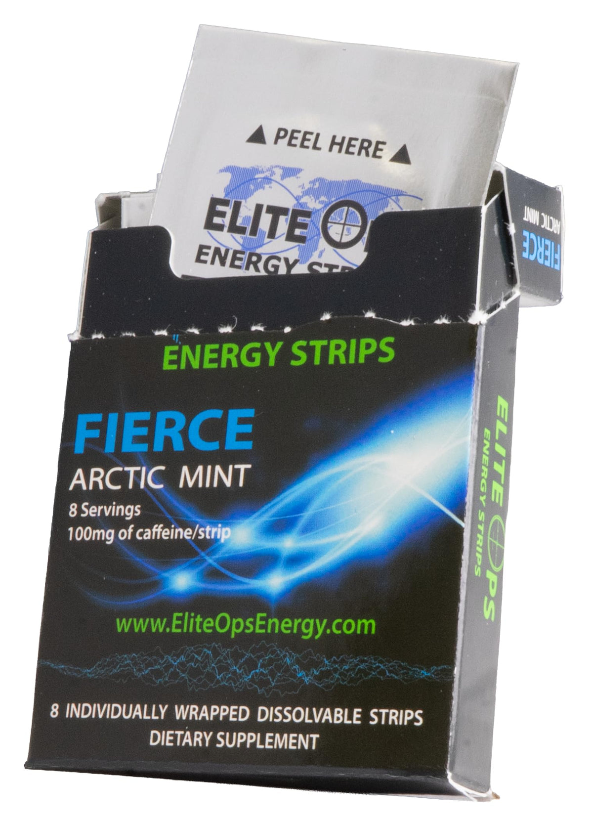 Elite Ops Energy Strips Fierce Arctic Mint - 48 Servings - image 3