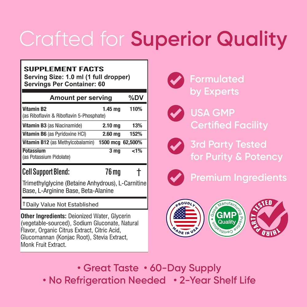 BioSource Labs Essential B Complex Liquid Drops Methyl B12 - 2 Fl Oz - image 7