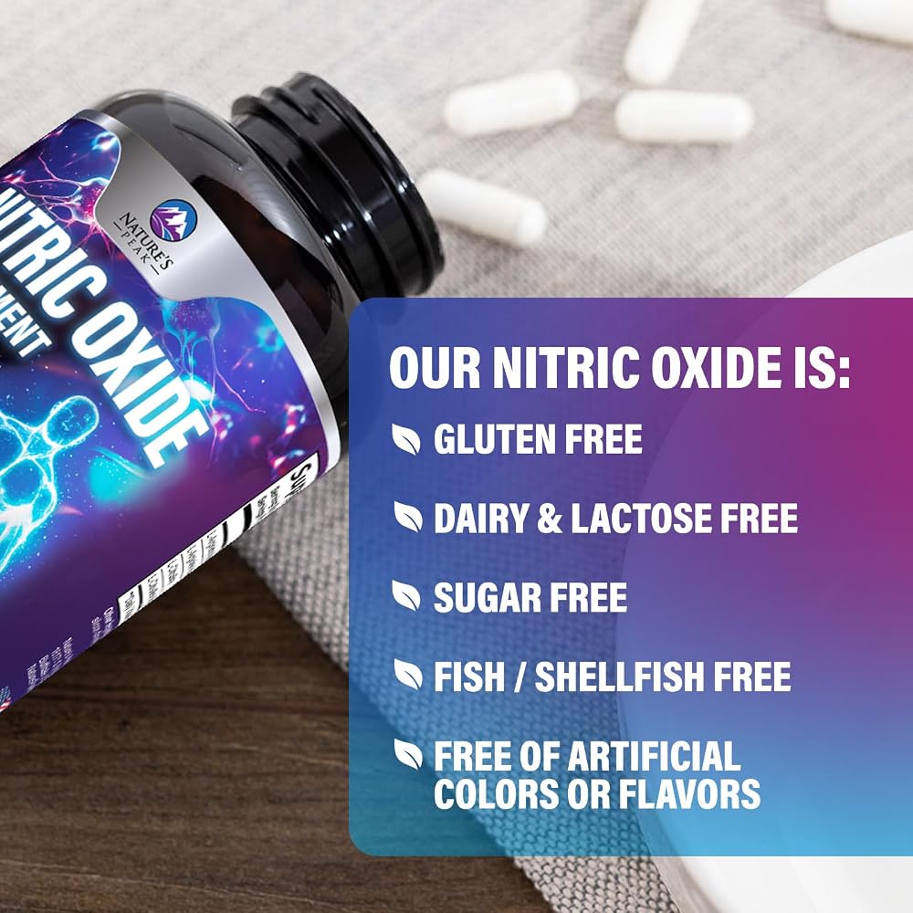 Nature's Peak Extra Strength Nitric Oxide Booster - 3X Strength