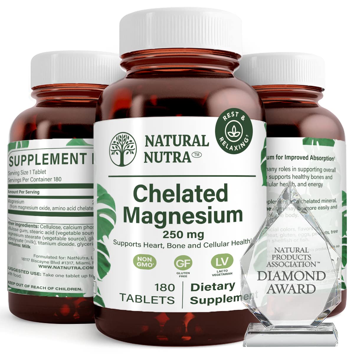 Natural Nutra Chelated Magnesium Oxide Supplement Parent
