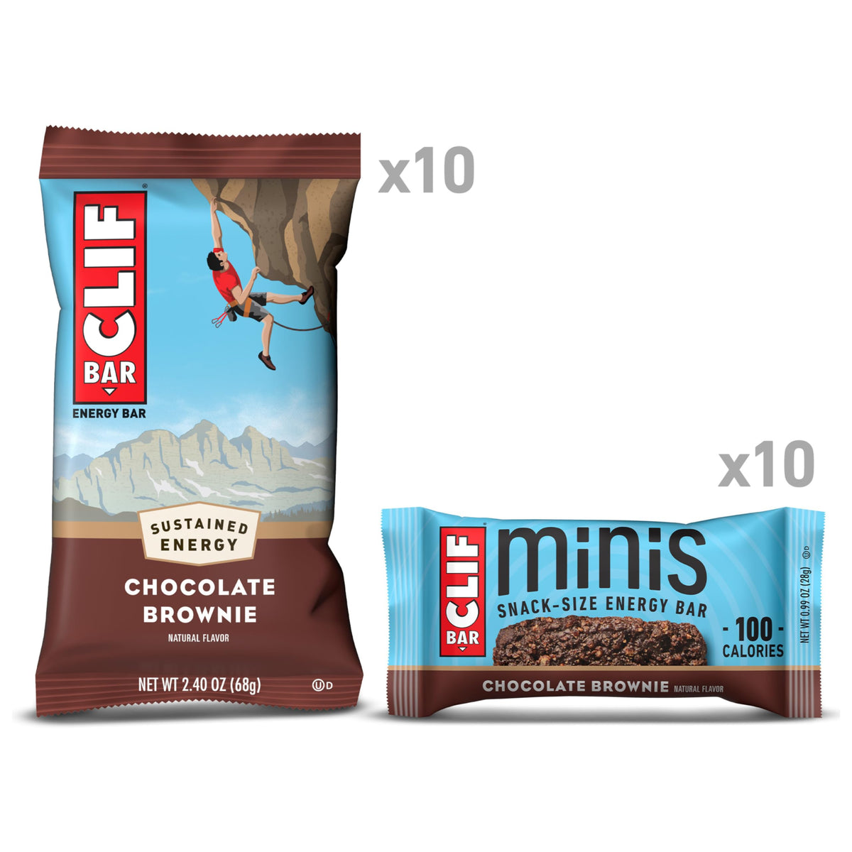 CLIF Bar Chocolate Brownie Energy Bars - 20 Count - image 2