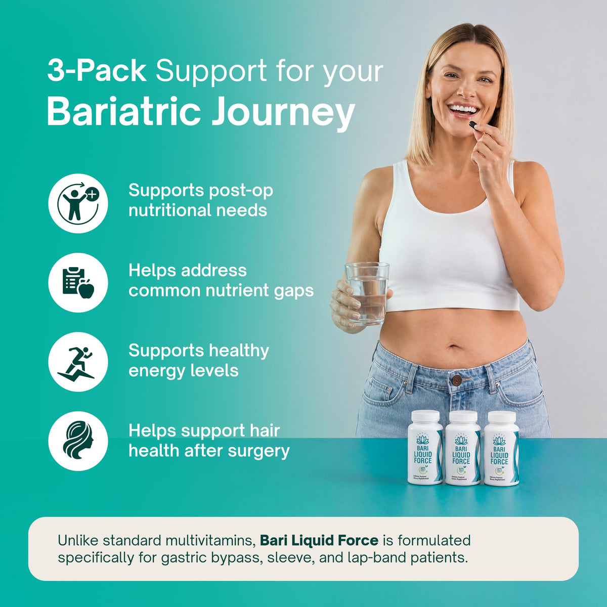 Universal Body Labs Post Bariatric Multivitamin - 180 Softgels - image 5
