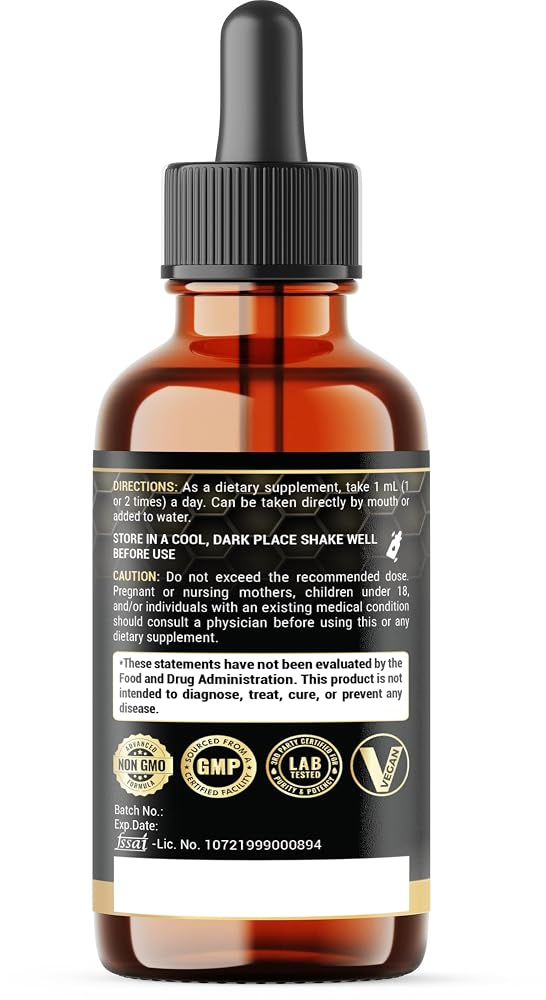 Penhoment 6in1 Liquid Turmeric Curcumin with Ginger & Berberine - 2 Fl Oz - image 9
