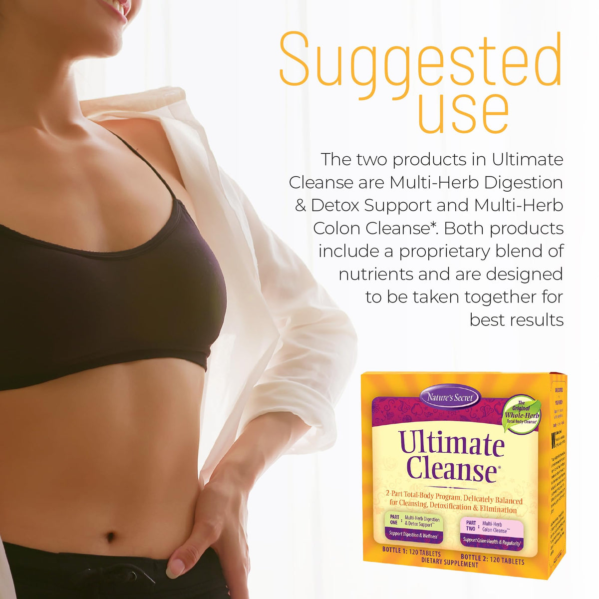Nature's Secret Ultimate Cleanse 2-Part Total Body Cleanse - 240 Tablets - image 4