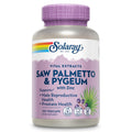 SOLARAY Saw Palmetto & Pygeum Prostate Support - 120 Vegetarian Capsules