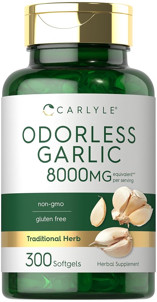 Carlyle Odorless Garlic Softgels - 300 Count
