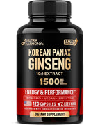 NUTRAHARMONY Panax Ginseng 1500mg Energy & Focus - 120 Capsules