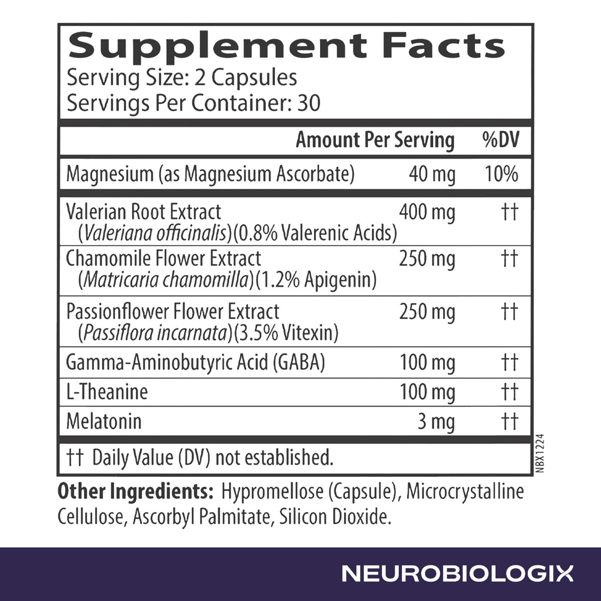 Neurobiologix Neuro Night Essentials Sleep Support - 60 Vegetarian Capsules - image 5