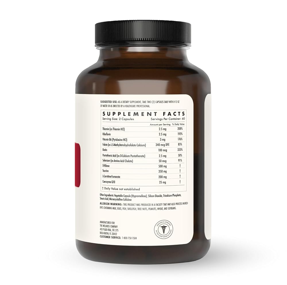 The Wellness Company Healthy Heart Grape Seed Extract & Taurine - 120 Capsules - image 3